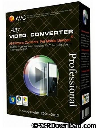 Any Video Converter Professional 6.1.5 Free Download