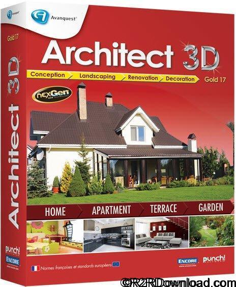 Avanquest Architect 3D Gold 2017 19.0 Free Download
