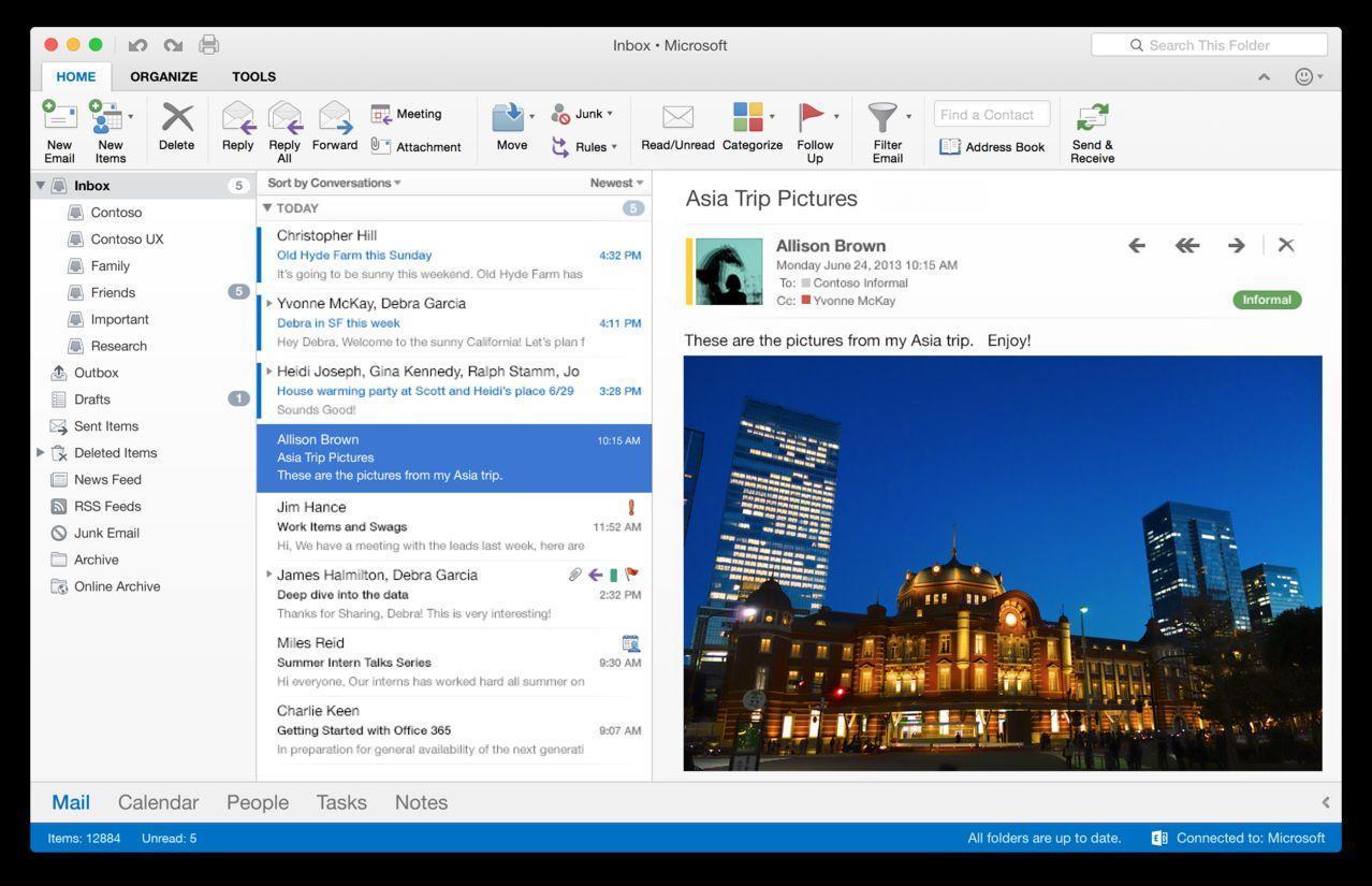 Microsoft Outlook 2016 VL v15.35.0 Free Download