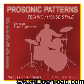 Prosonic Techno House Drum MIDI Library Common Signatures Vol.1