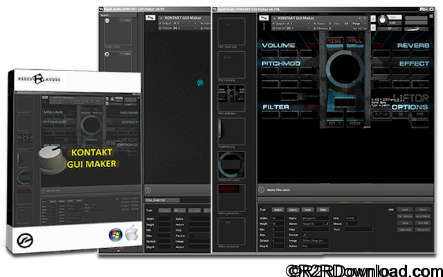 Rigid Audio KONTAKT GUI Maker v1.1.0 rev2 Free Download [WIN-OSX]