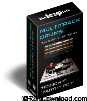 The Loop Loft Earthy Pop Multitrack Drums Session 1 WAV