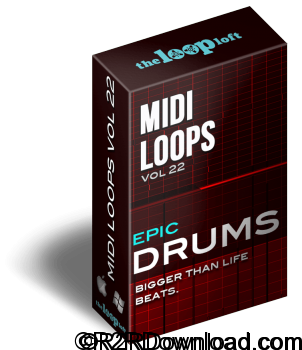 The Loop Loft Epic Drums Vol 2 MIDI Drum Loops