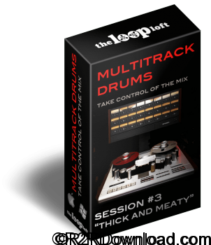 The Loop Loft Thick and Meaty Multitrack Drums Session 3 WAV