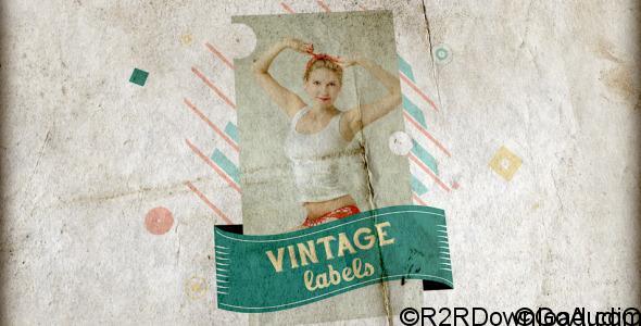 Videohive Vintage Labels 3 files 6032600 Free Download