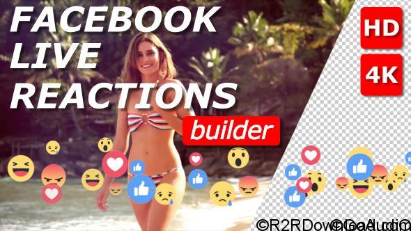 Videohive Facebook Live Reactions Builder 21046656 Free Download