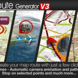 Videohive Map Route Generator V3 21686169 Free Download